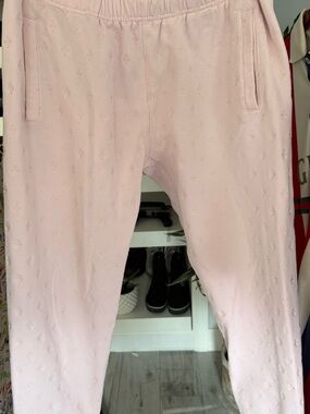 OVO Men’s Light Pink Embroidered Jogger Sweatpants - Runs Small
